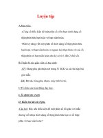 Giáo án môn Toán lớp 7 : Tên bài dạy : Luyện tập doc