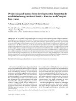 Báo cáo lâm nghiệp: 