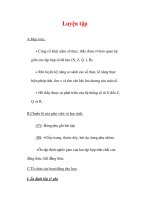 Giáo án môn Toán lớp 7 : Tên bài dạy : Luyện tập pps