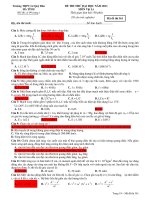 ĐỀ THI THỬ ĐẠI HỌC NĂM 2011 MÔN Vật Lý - Mã đề thi 361 ppt