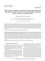 Báo cáo lâm nghiệp: 