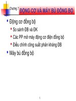 Chương 7: Động cơ và máy bì đồng bộ ppsx