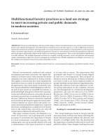 Báo cáo lâm nghiệp: 