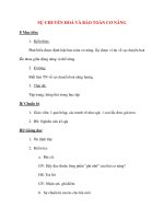 Giáo án Vật Lý lớp 8: SỰ CHUYỂN HOÁ VÀ BẢO TOÀN CƠ NĂNG pptx