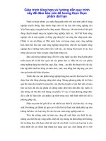 Giáo trình tổng hợp và hướng dẫn quy trình sấy để đảm bảo vấn đề lương thực thực phẩm dài hạn phần 1 ppsx