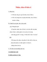 Giáo án môn Toán lớp 7 : Tên bài dạy : Nhân, chia số hữu tỉ pps