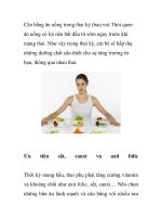 Cân bằng ăn uống trong thai kỳ ( pps