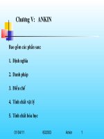 HÓA ĐẠI CƯƠNG B2 - CHƯƠNG 5 doc