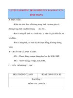 Giáo án Hình Học lớp 8: LUYỆN TẬP ĐƯỜNG TRUNG BÌNH CỦA TAM GIÁC, CỦA HÌNH THANG pot