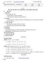 Giáo án toán lớp 12 ban cơ bản phần giải tích