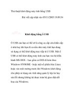 Thủ thuật khởi động máy tính bằng USB pot