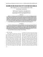 Báo cáo nông nghiệp: 