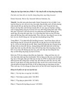 Động lực học lập trình Java, Phần 5: Việc chuyển đổi các lớp đang hoạt động pdf