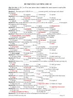 BỔ TRỢ NÂNG CAO TIẾNG ANH - 03 pdf