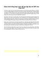 Giáo trình tổng hợp cách để tạo lập địa chỉ ISP cho máy tính phần 1 potx