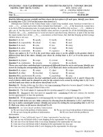 ĐỀ THI KIỂM TRA HỌC KỲ II – NĂM HỌC 2010-2011 MÔN: TIÉNG ANH - Mã đề thi 209 pdf