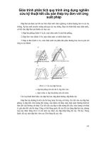 Giáo trình phân tích quy trình ứng dụng nghiên cứu kỹ thuật kết cấu sàn thép trụ đơn với ứng suất pháp p1 docx