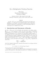 Báo cáo toán học: 