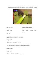 Sáng kiến kinh nghiệm môn thủ công lớp 1 – bài 5 xé, hình cây đơn giản ppt