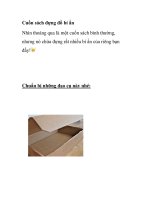 Cuốn sách đựng đồ bí ẩn ppsx