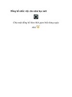 Đồng hồ nhắc việc cho năm học mới potx