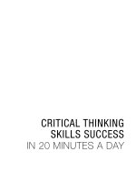 Criting thinking skills success 1 ppsx