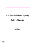 Communication Systems Engineering Episode 1 Part 1 pps