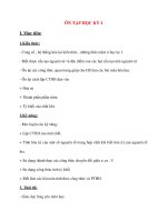 Giáo án Hóa Hoc 8: ÔN TẬP HỌC KỲ I ppt