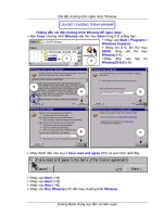 CÀI ĐẶT CHƯƠNG TRÌNH NGE NHẠC WINAMP pps