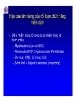 Bài giảng điều trị HIV : Hội chứng phục hồi miễn dịch part 2 pot