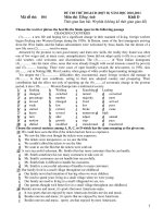 ĐỀ THI THỬ ĐH &CĐ (ĐỢT II) NĂM HỌC 2010-2011 Mã đề thi: 104 docx