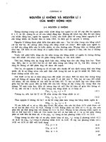 NGUYÊN LÝ 0 VÀ NGUYÊN LÝ I CỦA NHIỆT ĐỘNG HỌC pps