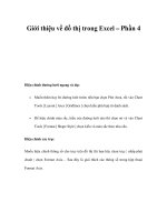 Giới thiệu về đồ thị trong Excel – Phần 4 pot