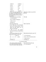 Thiết kế bài giảng tiếng anh 6 tập 2 part 4 ppt