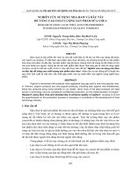 NGHIÊN CỨU SỬ DỤNG NHA ĐAM VÀ DÂU TÂY ĐỂ NÂNG CAO CHẤT LƯỢNG SẢN PHẨM SỮA CHUA doc
