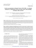 Báo cáo lâm nghiệp: 