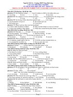 ĐỀ THI TỐT NGHIỆP TNPT VÀ ĐẠI HỌC CAO ĐẲNG CÁC NĂM Năm 2011 ppsx