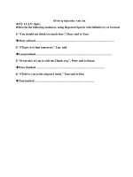 Đề thi tự luận môn: Anh văn pps