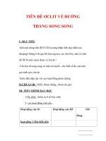 Giáo án môn Toán lớp 7 : Tên bài dạy : TIÊN ĐỀ ƠCLIT VỀ ĐƯỜNG THẲNG SONG SONG docx