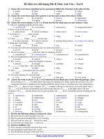 Đề kiểm tra chất lượng HK II Môn: Anh Văn – Test 8 pot