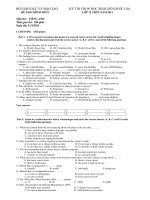 KỲ THI CHỌN HỌC SINH GIỎI QUỐC GIA LỚP 12 THPT NĂM 2011 pot