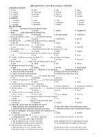 BÀI TẬP NÂNG CAO TIẾNG ANH 12 – BÀI SỐ 6 doc