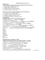 ĐỀ BỒI DƯỠNG HSG ANH VĂN 12 pdf