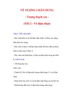 Giáo án Mỹ thuật lớp 9 : Tên bài dạy : VẼ TƯỢNG CHÂN DUNG - Tượng thạch cao (Tiết 2 - Vẽ đậm nhạt) pps