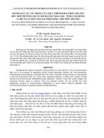 ĐÁNH GIÁ CÁC TÁC ĐỘNG CỦA QUÁ TRÌNH KHAI THÁC BAUXIT ĐẾN MÔI TRƯỜNG ĐẤT Ở MỎ BAUXIT BẢO LỘC, TỈNH LÂM ĐỒNG VÀ ĐỀ XUẤT MỘT SỐ GIẢI PHÁP PHỤC HỒI MÔI TRƯỜNG ppt