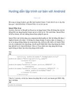 Giáo trình phân tích quy trình ứng dụng nguyên lý lập trình cơ bản với Androi p8 pps