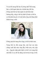 Vì sao khi mang bầu hay bị chóng mặt? potx