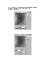 Giáo trình hướng dẫn cách thiết kế lớp nền cho ảnh trong đồ họa Photoshop phần 6 docx