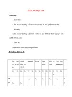 Giáo án Vật Lý lớp 8: KIỂM TRA HỌC KÌ II pot