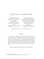 Báo cáo toán học: 